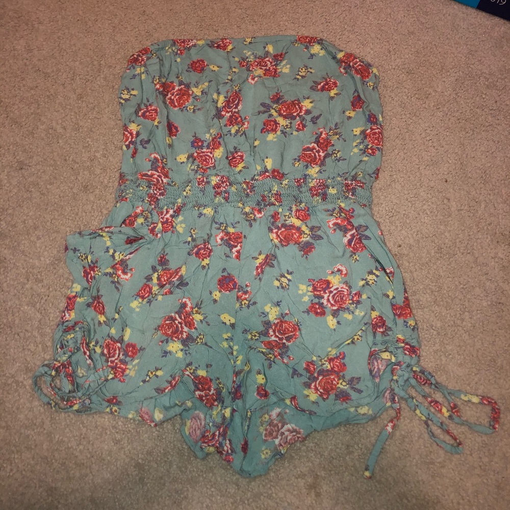 Strapless Romper